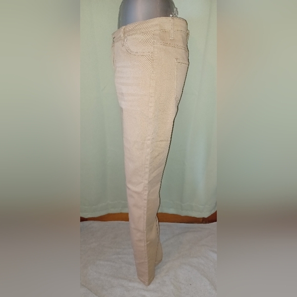 🍒 Shein Tan Denim Straight Leg High Waist Jeans - Picture 3 of 4